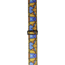 MP3SG-002 Tracolla in polipropilene Blue & Orange 3"