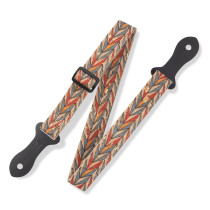 MX23ALL-002 Tracolla per ukulele in sughero Multi Color Chevron 1"