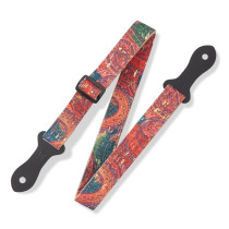 MX23ALL-004 Tracolla per ukulele in sughero Paisley 1"