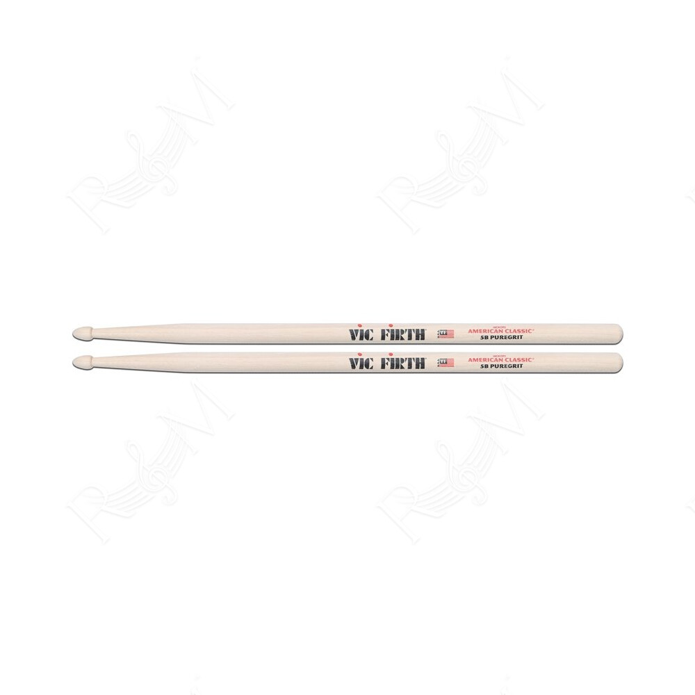 5BPG - Bacchette American Classic con punta in legno PureGrit