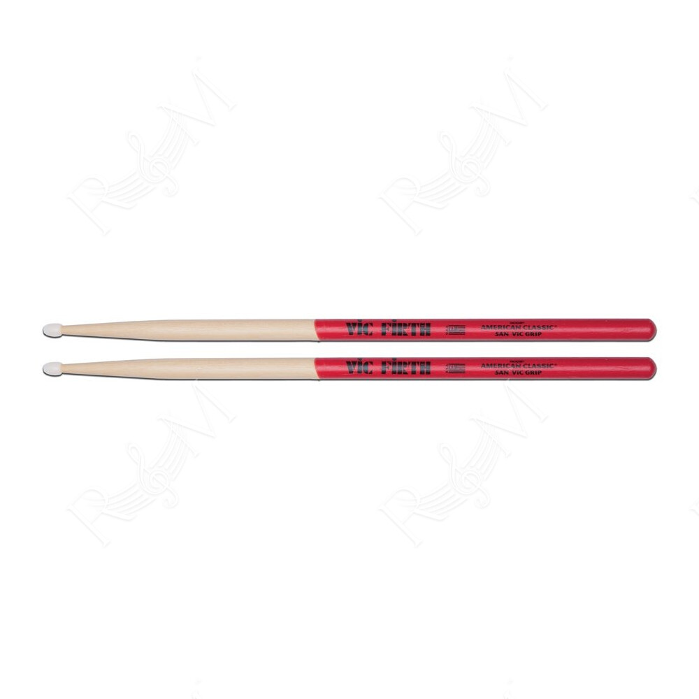 5ANVG - Bacchette American Classic con punta in nylon e Vic Grip