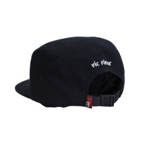 VAHC0032 - Black 5 Panel Camp Hat