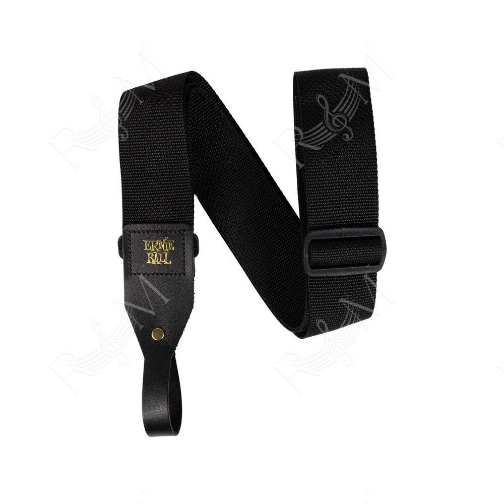 5365 Polypro Acoustic Gtr Strap Black