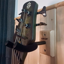 GSW/001 Supporto a Muro con Base in Legno per Chitarra e Basso