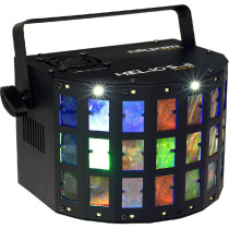 HELIOS-II Proiettore Led 2 in 1 Derby + Strobo