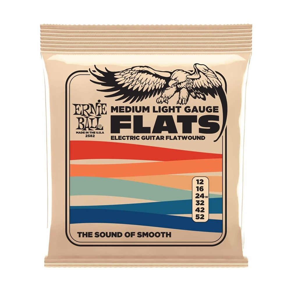 2582 Medium-Light Flat El Guitar 12-52