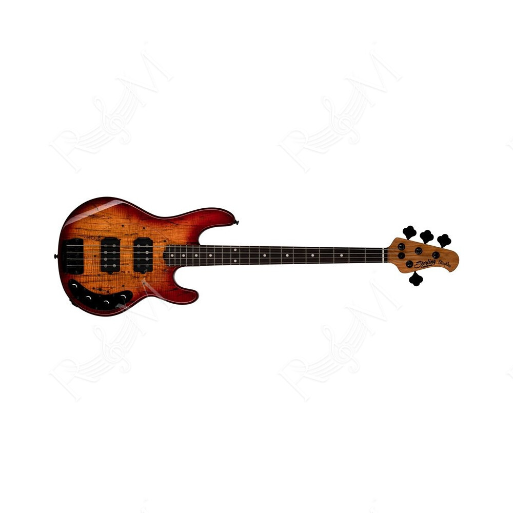 RAY34HH Spalted Maple Blood Orange Burst