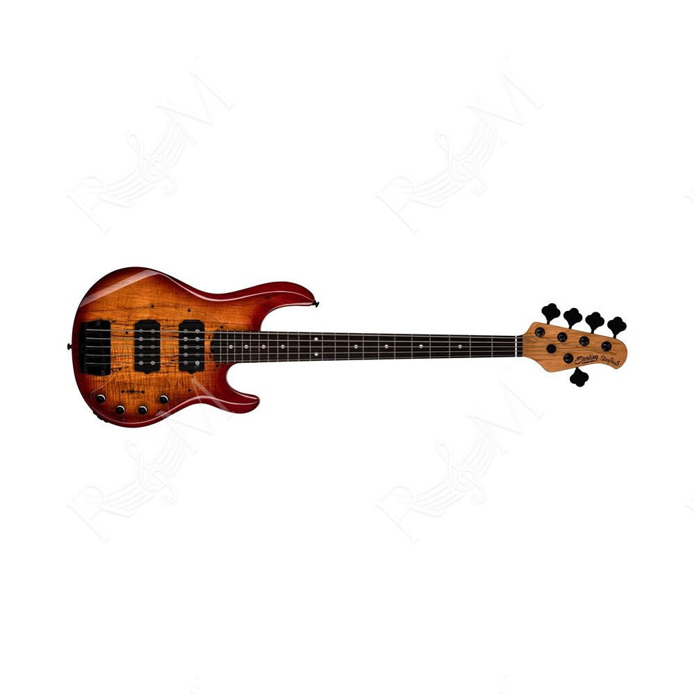 RAY35HH Spalted Maple Blood Orange Burst