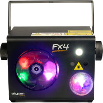 FX4 Effetto 4 in 1 Gobo + Magic Ball + Laser RG + Strobo