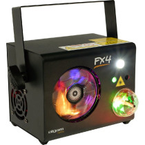 FX4 Effetto 4 in 1 Gobo + Magic Ball + Laser RG + Strobo