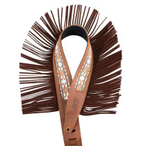MG317BOI-BRN Tracolla in pelle Crazy Horse Brown 2 1/2"
