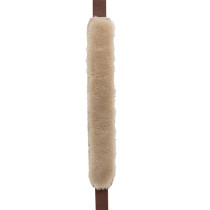 M11BGVDX-BRN Tracolla in pelle goffrata e retro in pecora Brown 2"