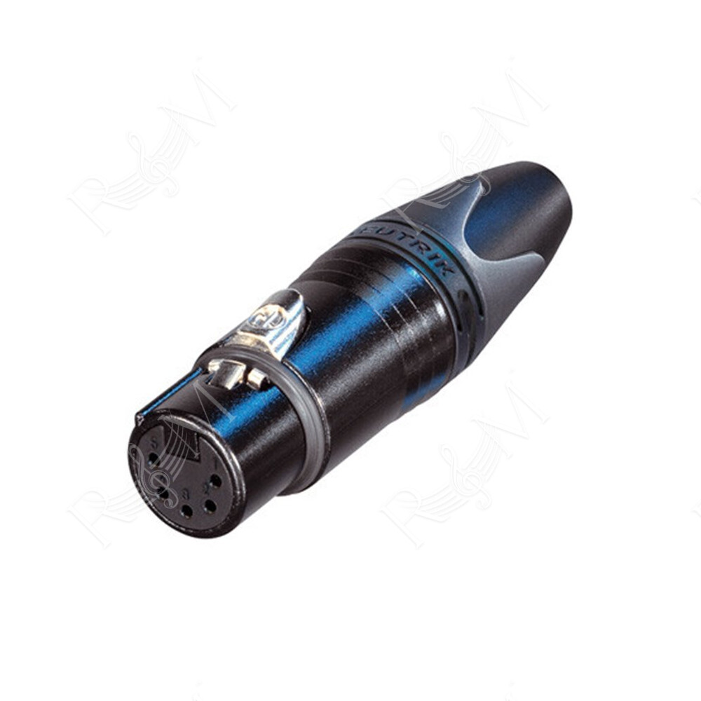 Neutrik NC5FXX-B Cannon XLR Femmina 5 Poli Black