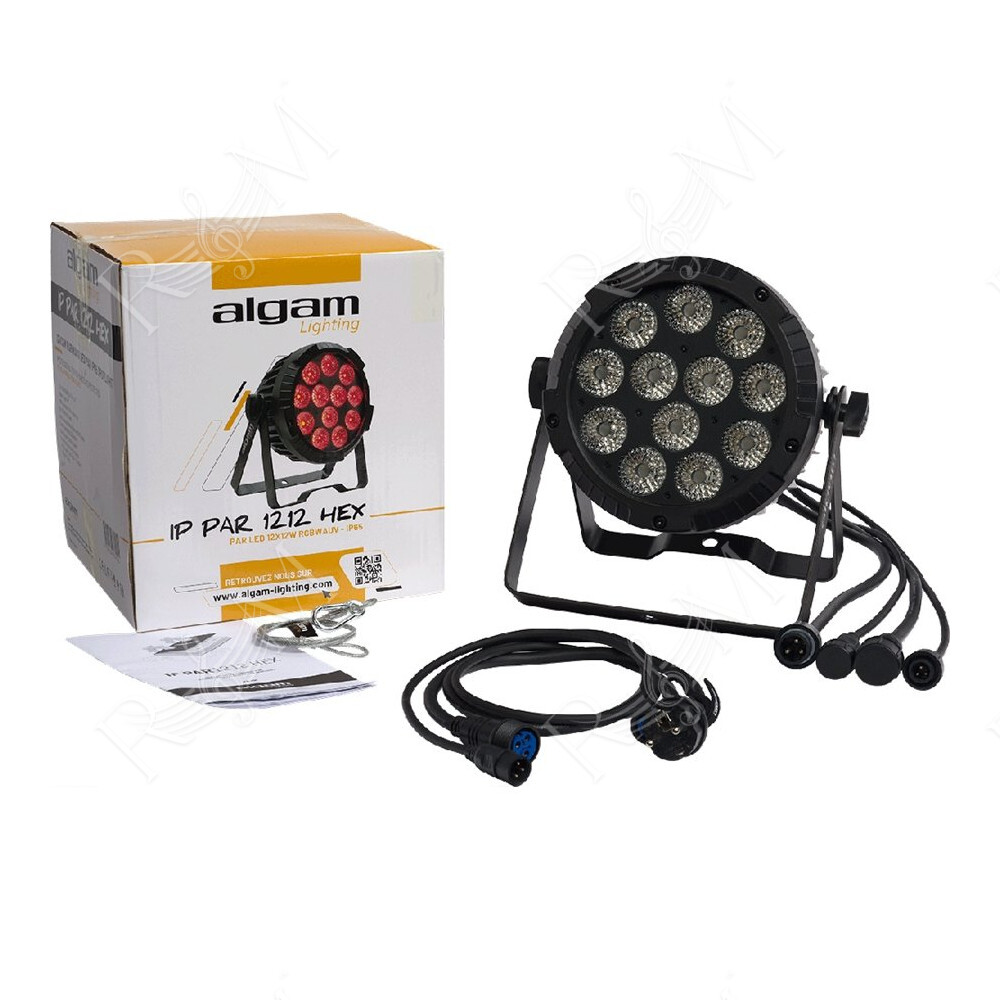 IP-PAR-1212-HEX Par Led 12x12W RGBWA+UV IP65