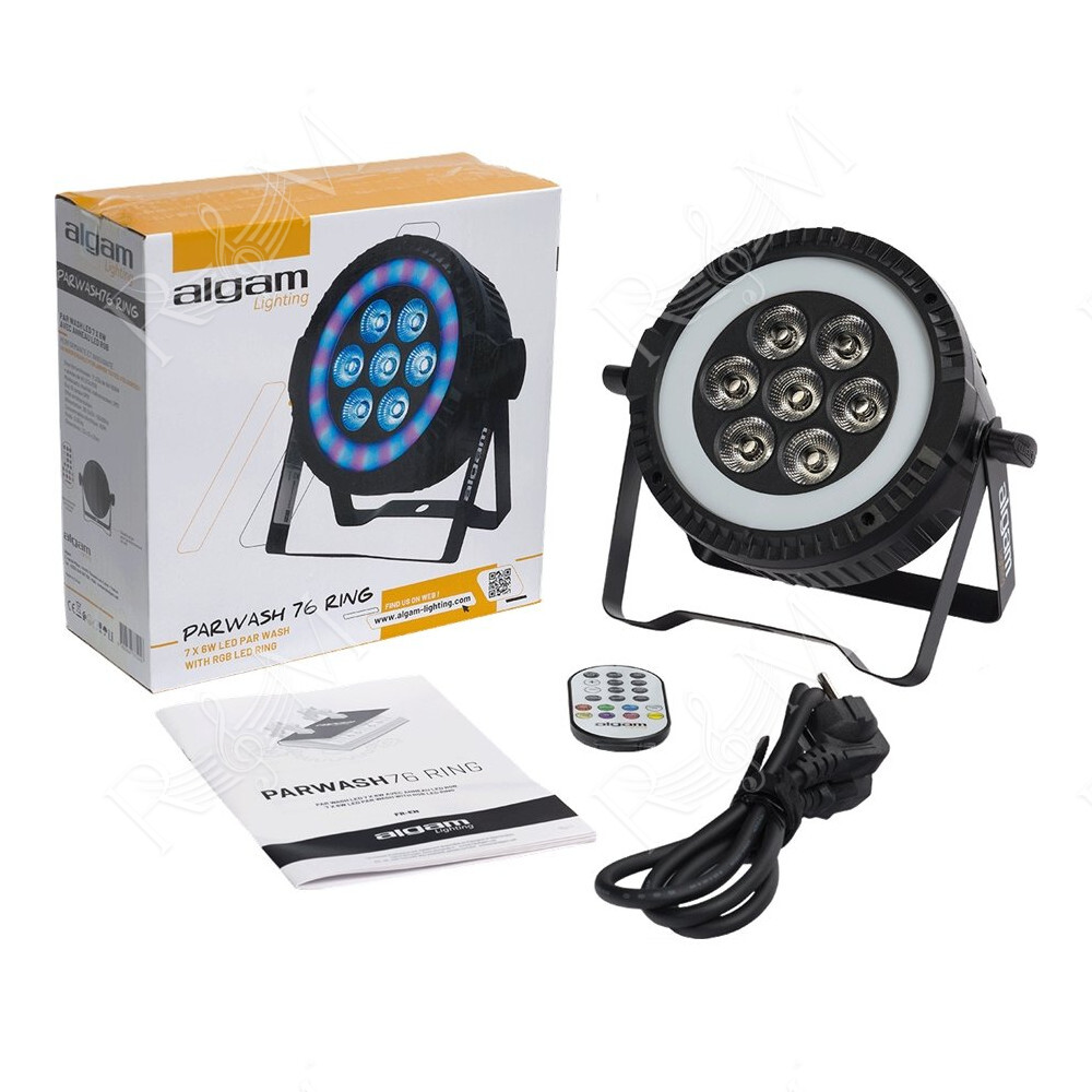 PARWASH76-RING Par Led 7x6W RGBW + RING RGB