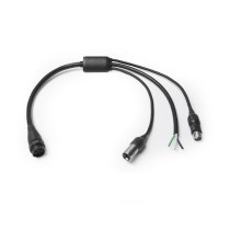 Power+data in out cable power/XLR5 thru-PDE.