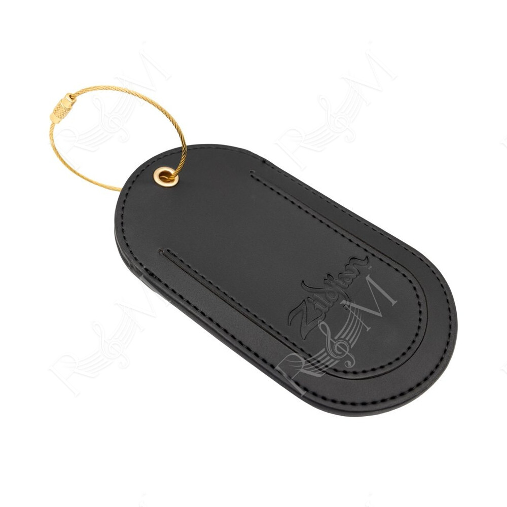 ZXOT0021 EMBOSSED LUGGAGE TAG BLACK