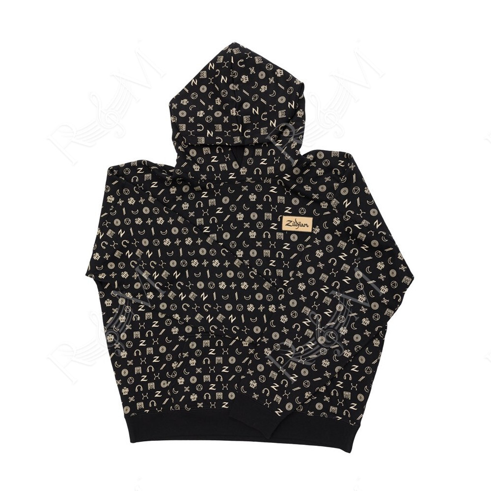 ZAHD0072 ICON HOODIE BLACK MEDIUM