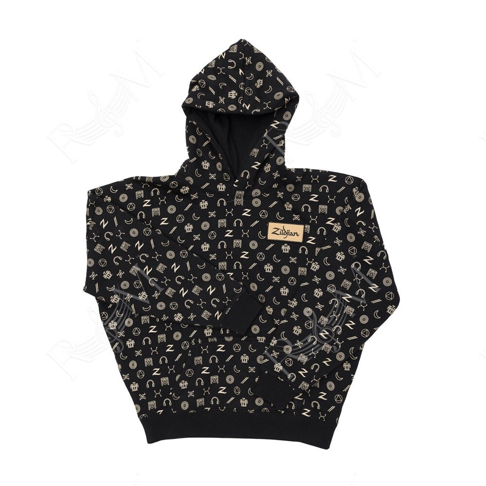 ZAHD0083 YOUTH HOODIE BLACK LARGE
