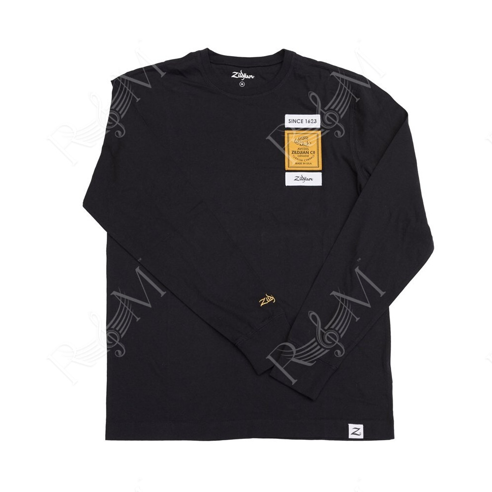 ZALS0016 LONG SLEEVE BLACK TEE3XL