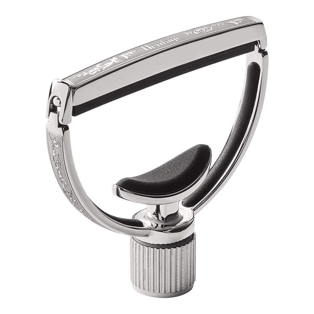Heritage Style 3 Wide Silver Capo