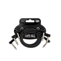 6445 Flex Patch Cable Black 30cm 3pk