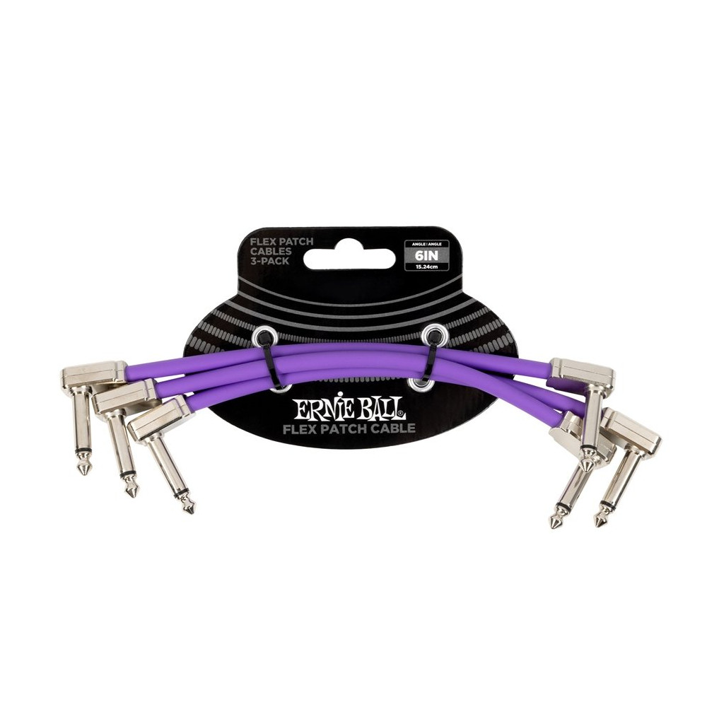 6452 Flex Patch Cable Purple 15cm 3pk