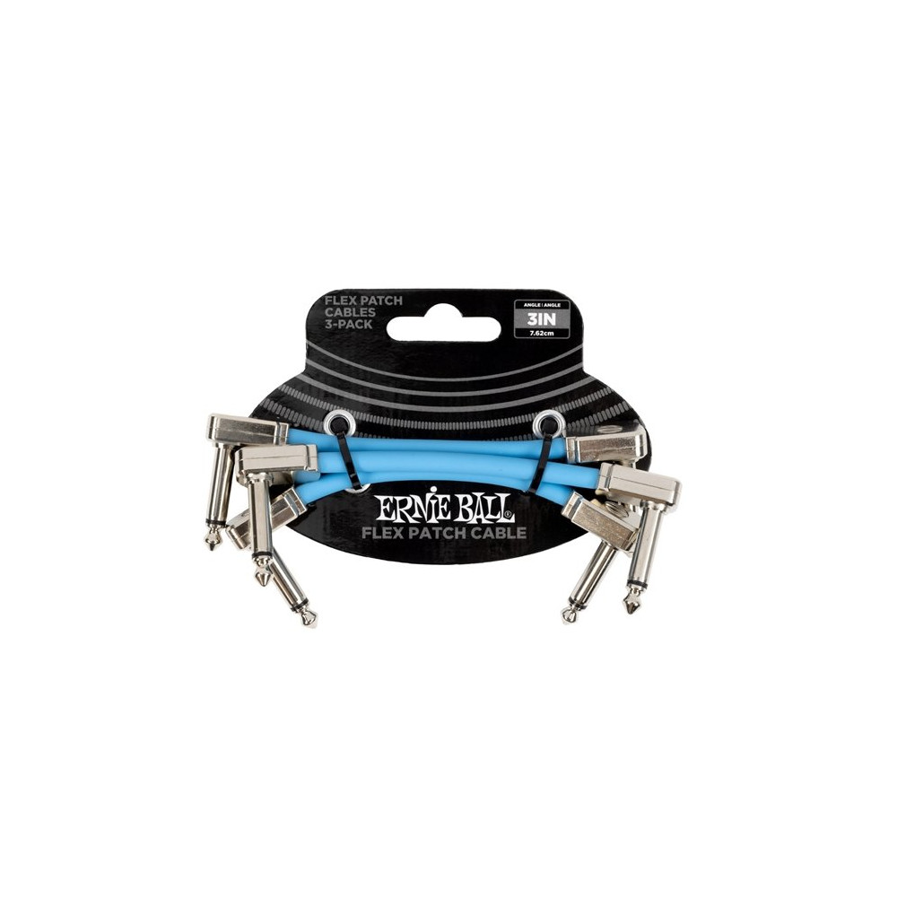 6459 Flex Patch Cable Blue 8cm 3pk