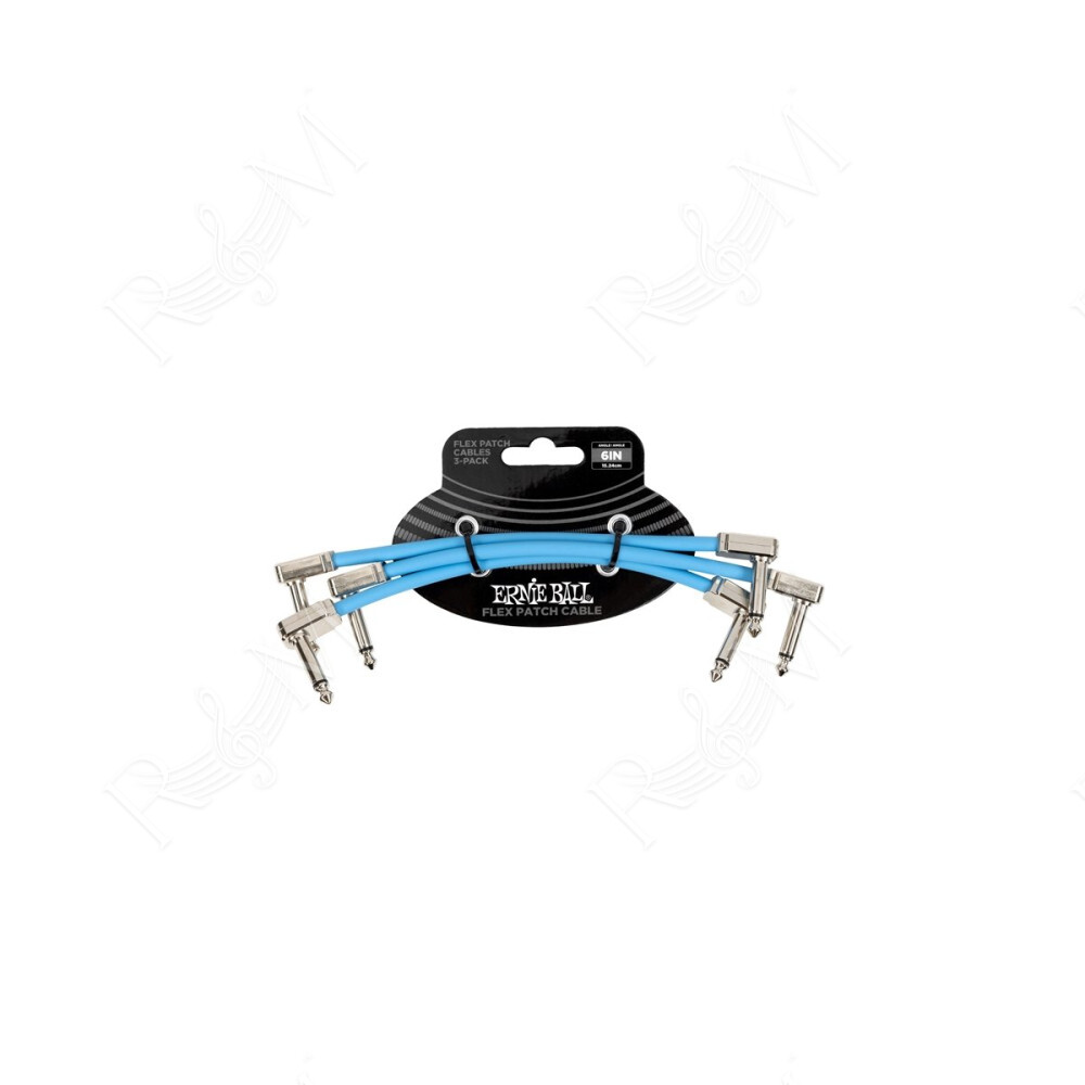 6460 Flex Patch Cable Blue 15cm 3pk