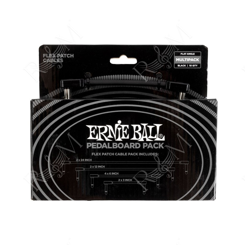6462 Flex Patch Cable Black Multi-Pack