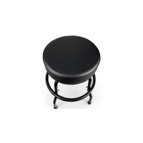 Tone on Tone Black Barstool
