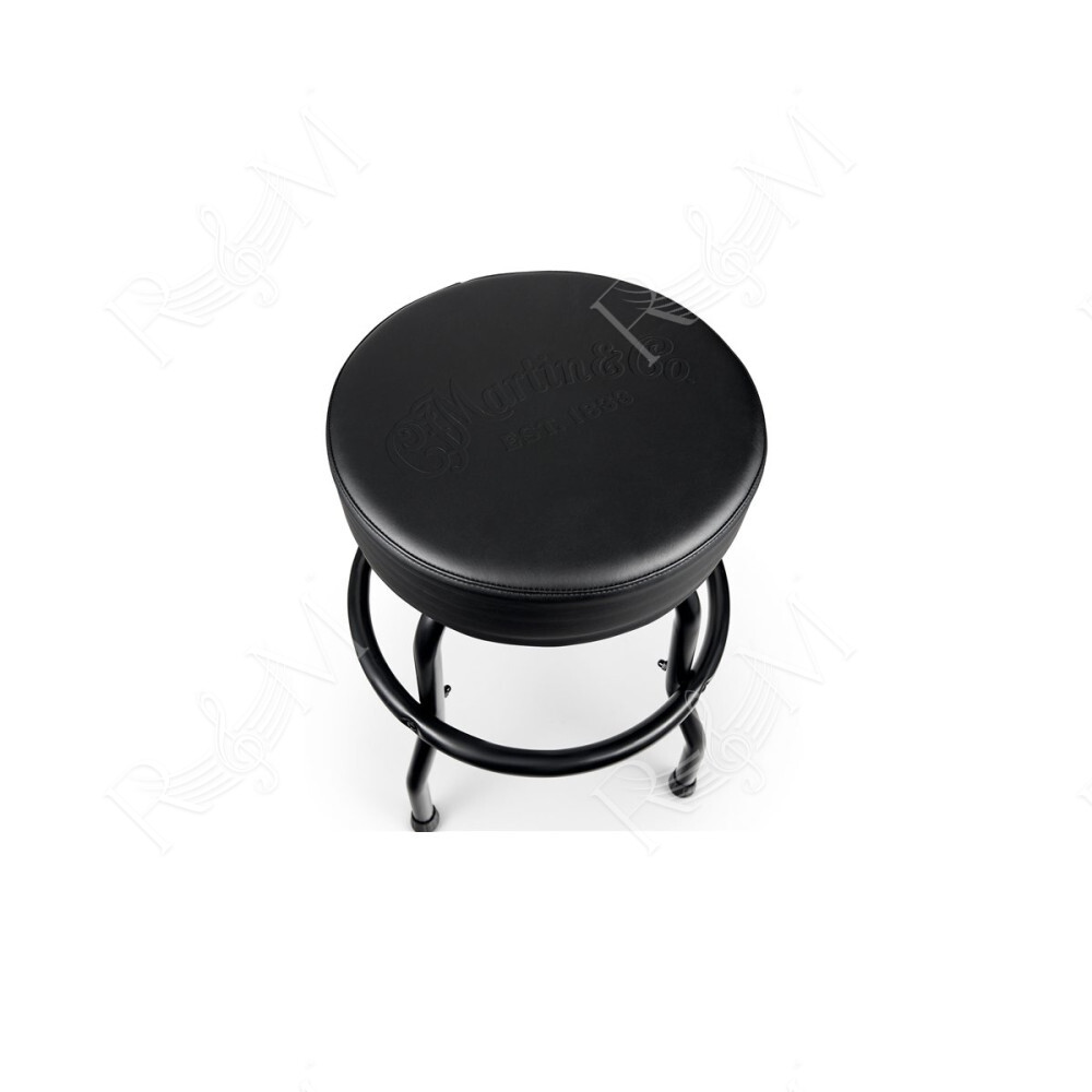 Tone on Tone Black Barstool