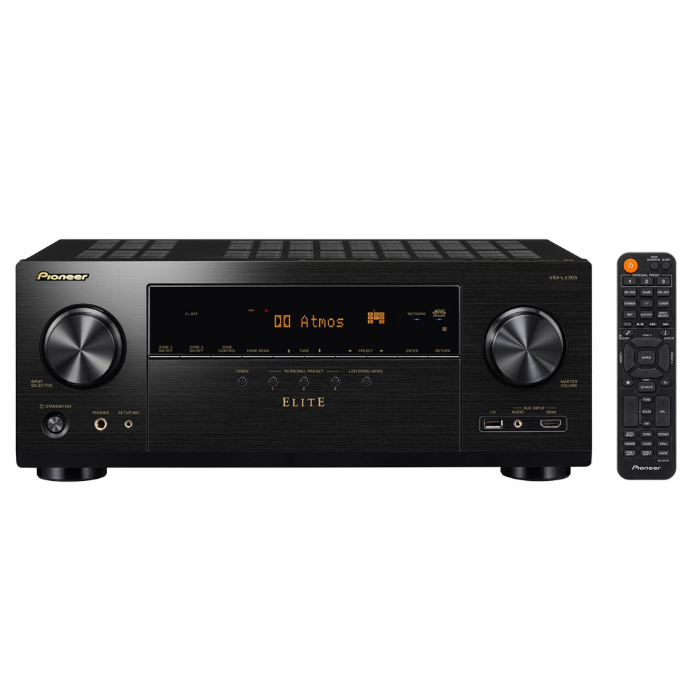 PIONEER ELITE AV RECEIVER VSXLX305 BLACK