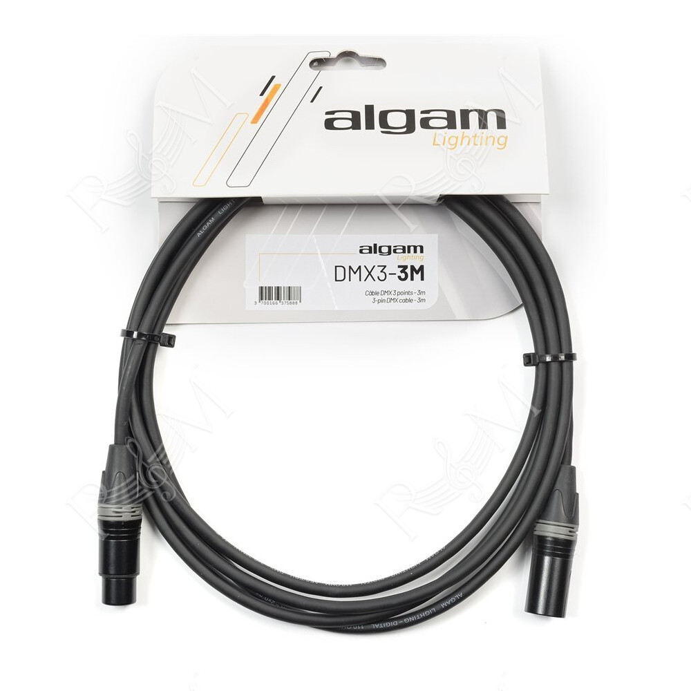DMX3-3M Cavo DMX 3 Poli 3 mt