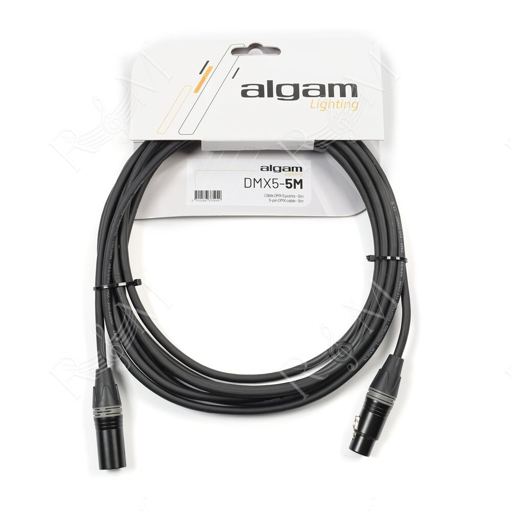 DMX5-5M Cavo DMX 5 Poli 5 mt