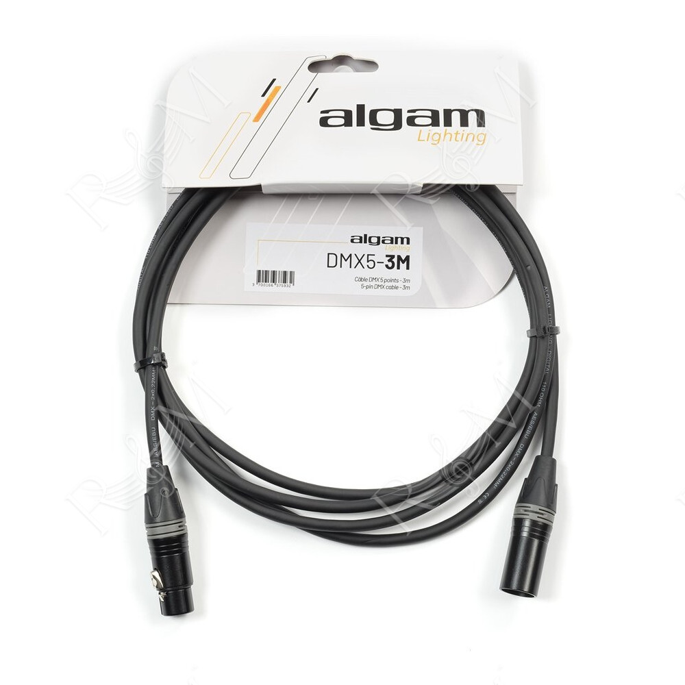 DMX5-3M Cavo DMX 5 Poli 3 mt
