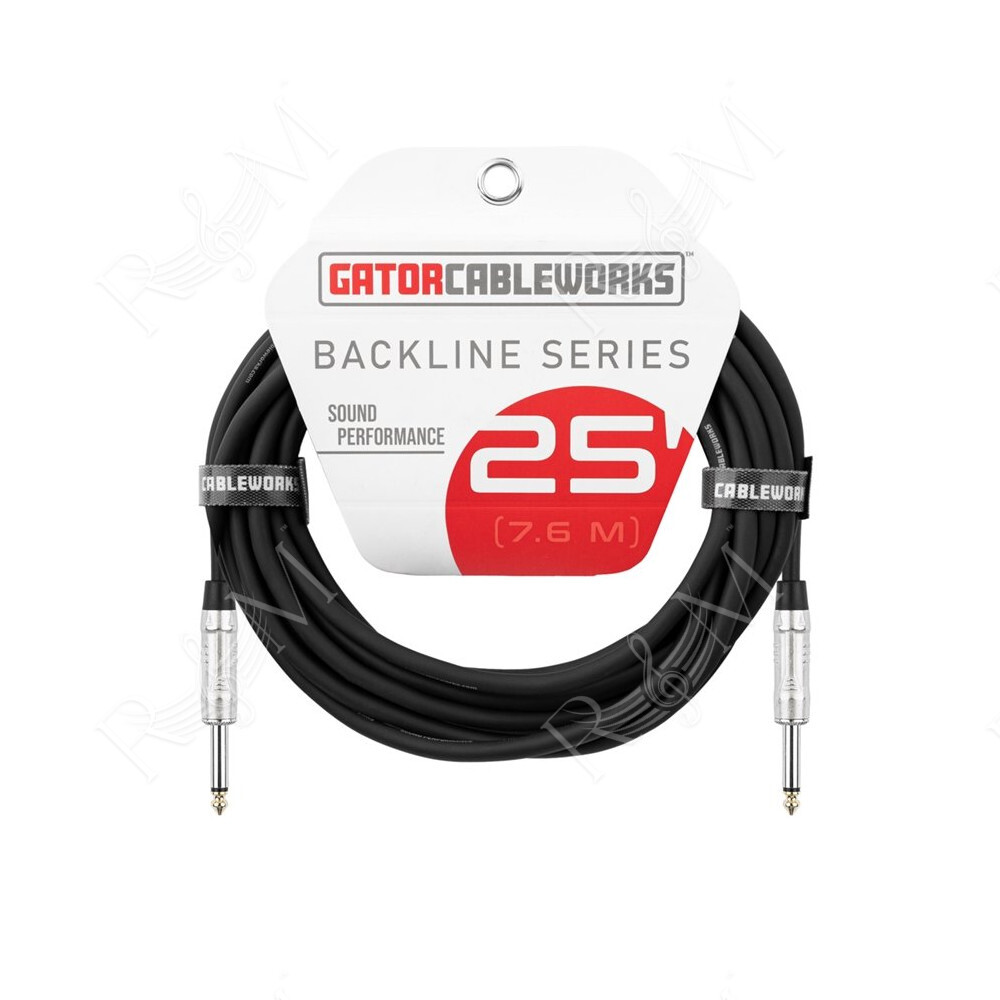 GCWB-SPK-25 Cavo speaker jack TS dritto/dritto 7.6 m Serie Backline