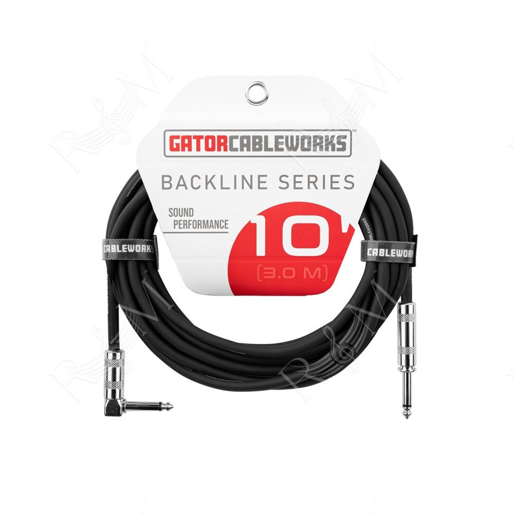 GCWB-INS-10RA Cavo strumento jack dritto/angolato 3 m Serie Backline