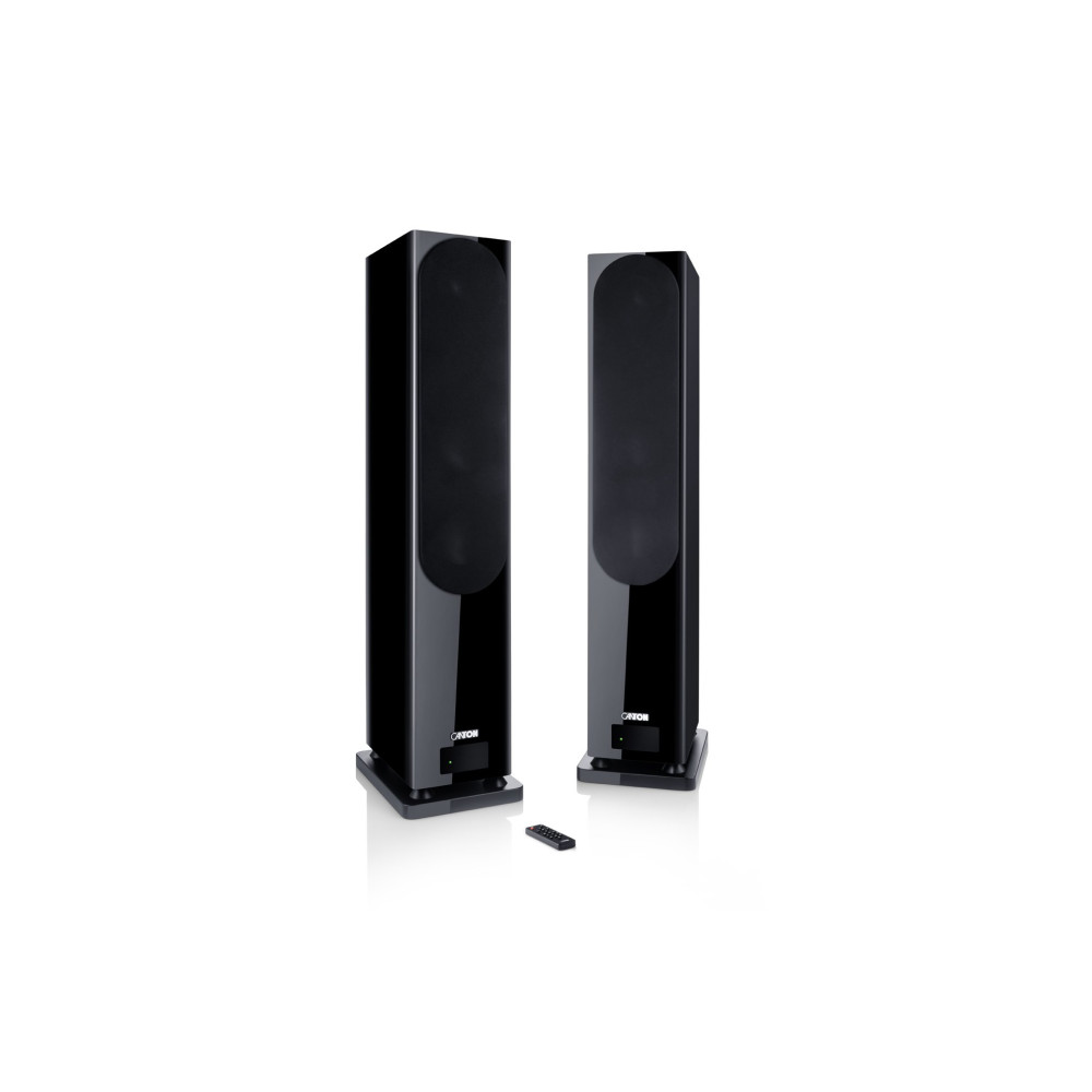 Coppia Diffusori Smart Townus 8 black high gloss