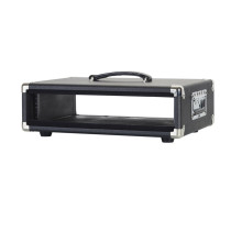GR-RETRORACK-2BK Custodia Vintage 2U Rack Black