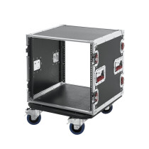 G-TOUR 10U CAST Flight Case ATA da 10U Rack con rotelle