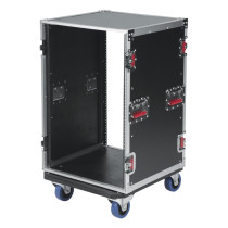 G-TOUR 16U CAST Flight Case ATA da 16U Rack con rotelle