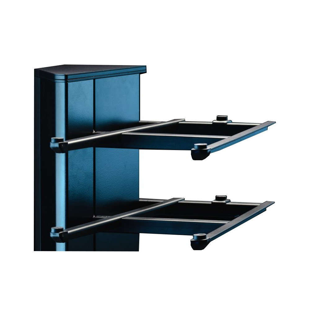 HARK 3 SHELF PACK METAL SHELVES BLACK