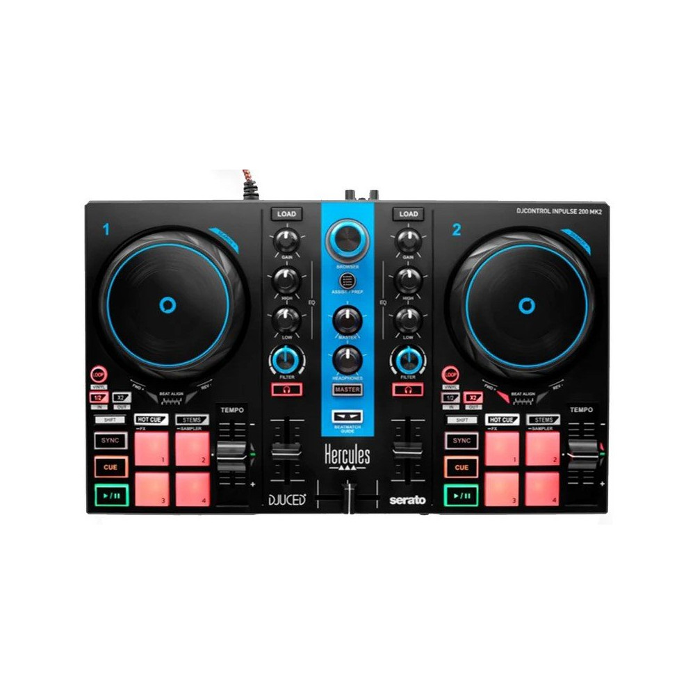 HERCULES DJCONTROL INPULSE 200 MK2 BLUE