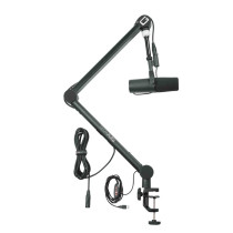 GFWMICBCBM4000 Asta microfonica a braccio per scrivania con luce LED