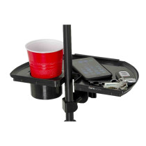 GFW-MICACCTRAY Vassoio per accessori con portabicchiere per asta microfonica