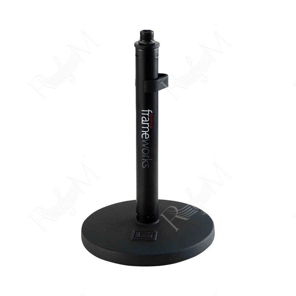 GFW-MIC-0600 Supporto da tavolo per microfono con base tonda da 15 cm
