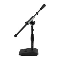 GFW-MIC-0821 Supporto microfonico per grancassa e amplificatore con braccio da 40,6 cm e base compatta