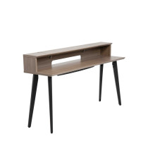 GFW-ELITEKEYTBL88-GRY Workstation in legno per tastiere fino a 88 tasti, colore grigio driftwood