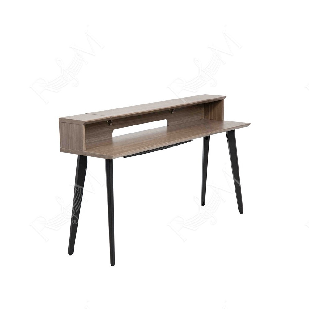 GFW-ELITEKEYTBL88-GRY Workstation in legno per tastiere fino a 88 tasti, colore grigio driftwood